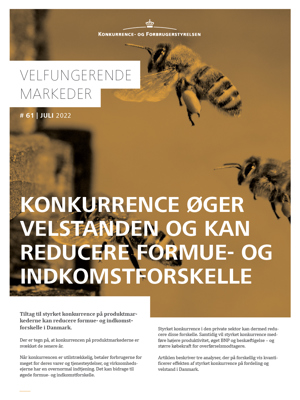 Konkurrence øger velstanden og kan  reducere formue- og indkomstforskelle