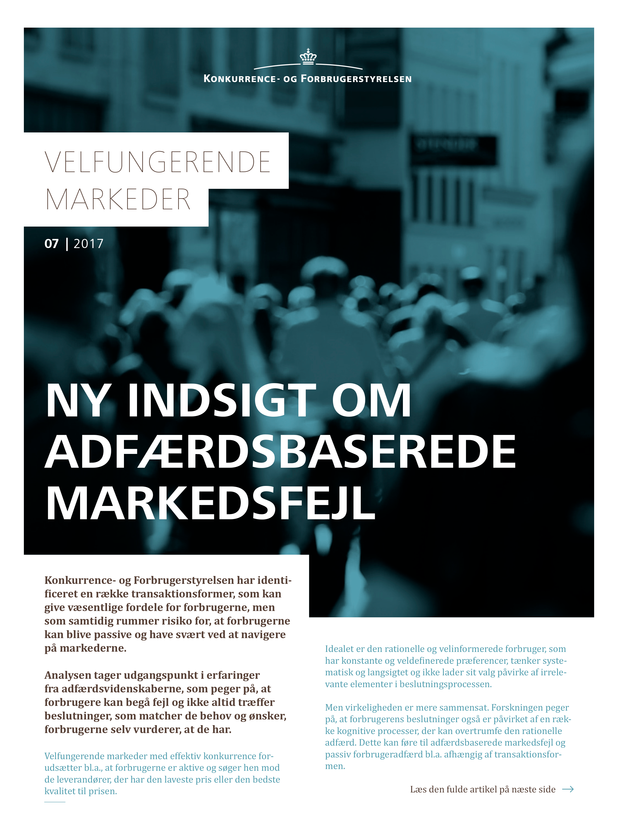 Ny indsigt om adfærdsbaserede markedsfejl