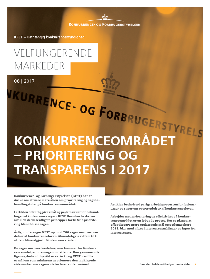 Prioritering og transparens