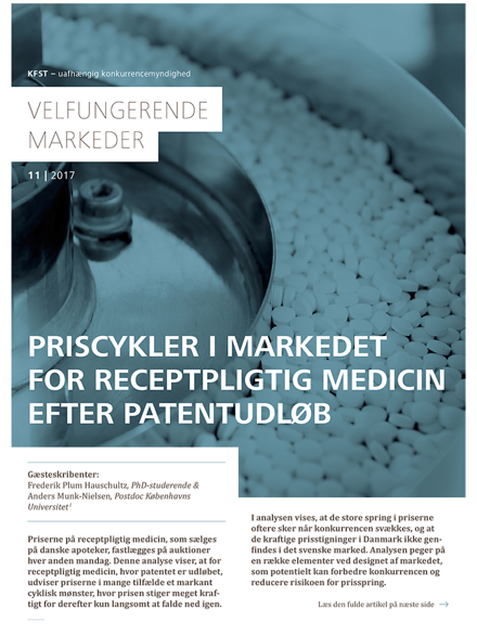 Priscykler i markedet for receptpligtig medicin efter patentudløb