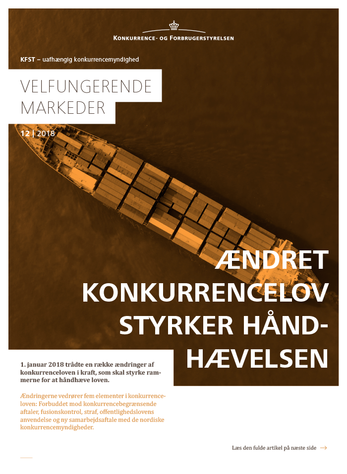 Ændret konkurrencelov styrker håndhævelsen