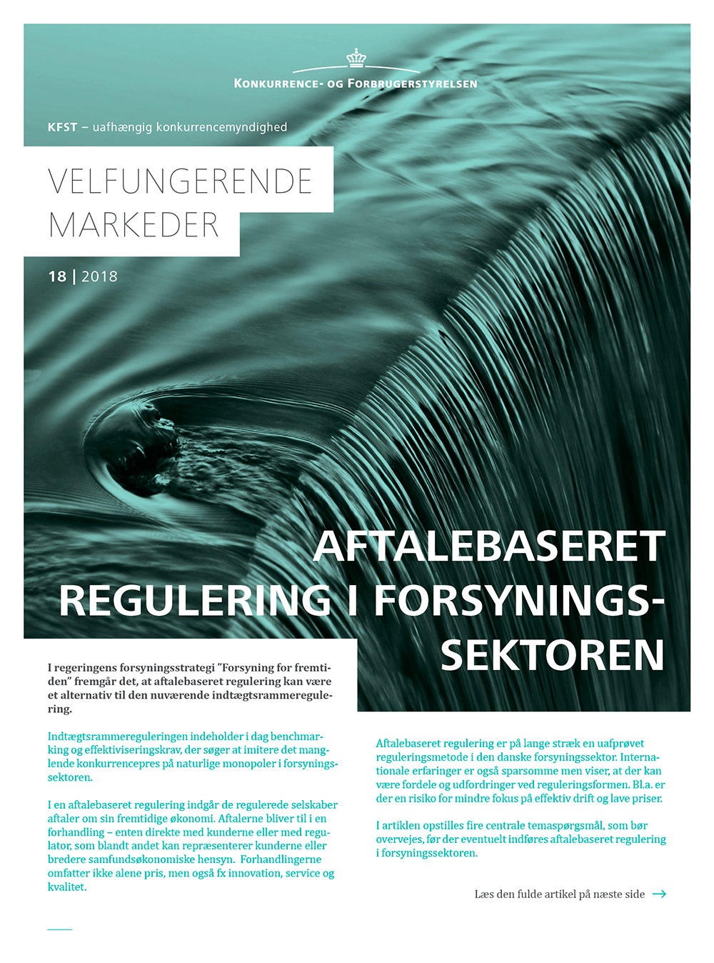 Aftalebaseret regulering i forsynings-sektoren