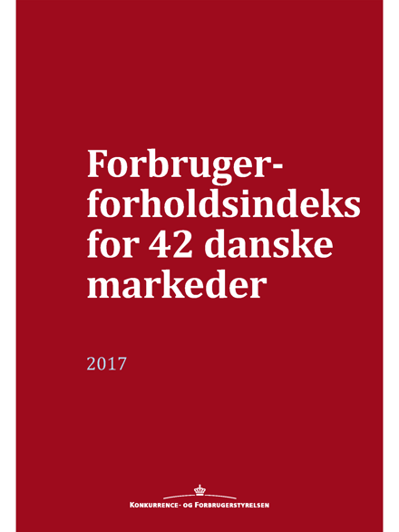 Forbrugerforholdsindeks for 42 danske markeder