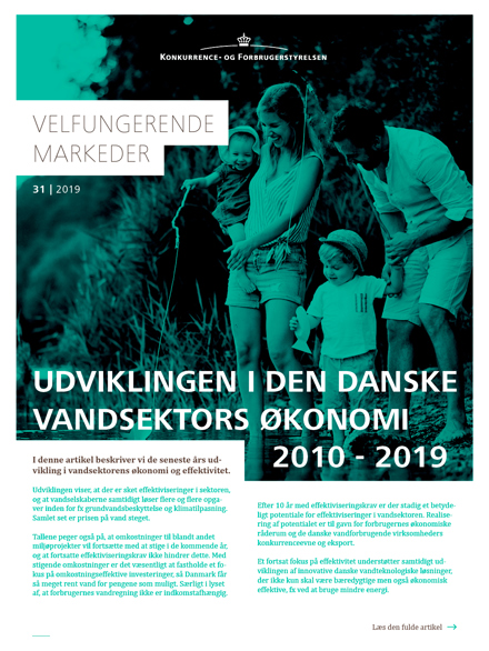 Udviklingen i den danske vandsektors økonomi 2010-2019