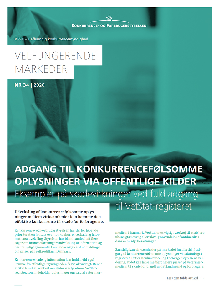 Adgang til konkurrencefølsomme oplysninger via offentlige kilder