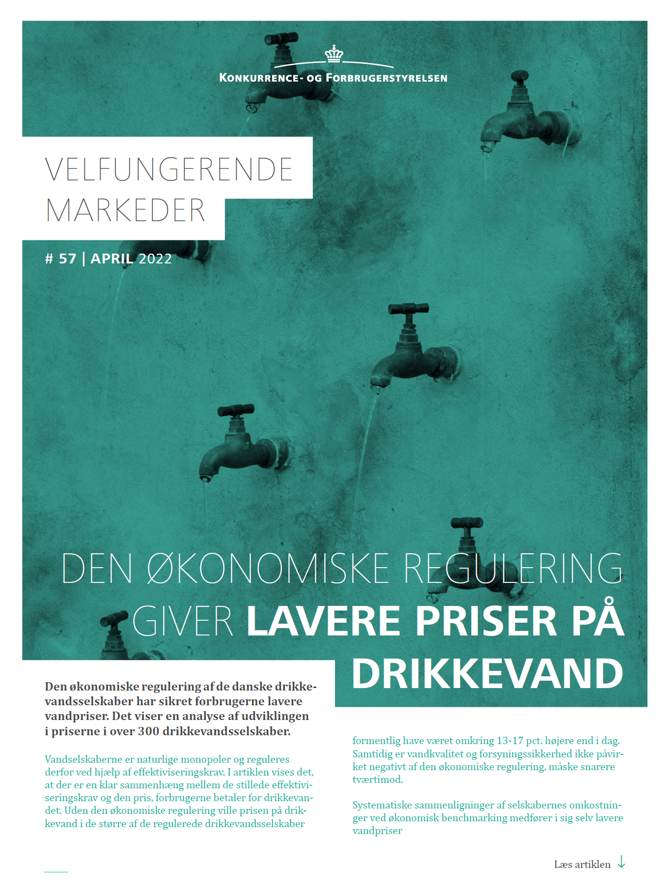 Den økonomiske regulering giver lavere priser på drikkevand