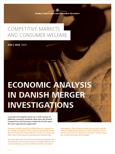 Økonomiske analyser i fusionsundersøgelser - Economic analysis in Danish Merger Investigations